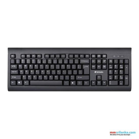 VERBATIM Wired Keyboard & Mouse Combo (1Y)